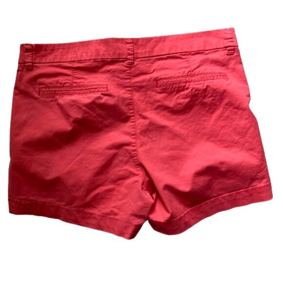 Old Navy Women's Everyday 4" Shorts Deep Orange Two Pockets, High Rise, sz 14 - Picture 2 of 7